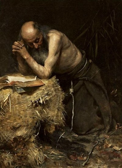 The Anchorite by Teodor Axentowicz